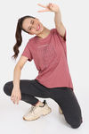 Rosaline Easy Movement Relaxed Top - Mineral Red — thumbnail 4